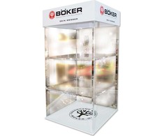 Virdulys Togo Böker akrilinė vitrina 70x35x35 cm