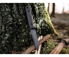 TOGO Peilis Boker Solingen DBK Bushfriend 2000 visiškai juodas