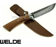 TOGO Welde Damascus plieno medžioklės peilis WH04DM