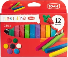 Automax Plastelina 12 kolorów TOMA