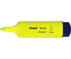 Toma Highlighter Mistral Geltona (10vnt.)