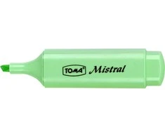 Toma Zakreślacz Mistral Pastel žalia (10vnt) TOMA