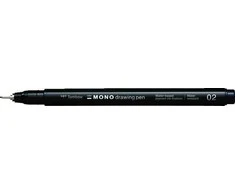 Tombow Mono piešimo rašiklis juodas 02 0.3mm