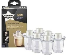 Tommee Tippee pieno ąsotis baltas 6 vnt (TT0083)