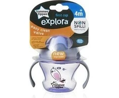 Tommee Tippee TT 44710391 Pirmasis puodelis su rankena rožinis 150ml 4+