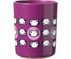 Tommee Tippee TT 44720111 SUPER CUP 190 ml 6+ violetinė SPECIALUS PASIŪLYMAS 1 + 1 puodelis 300 ml nemokamai