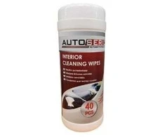 Autoserio TomPar drėgnos servetėlės vidaus valymui J020031 40 vnt.