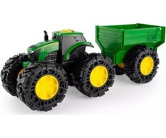 Tomy JOHN DEERE traktorius su priekaba, 47353