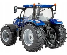Žaislinis traktorius New Holland T6.180 mėlynas TOMY