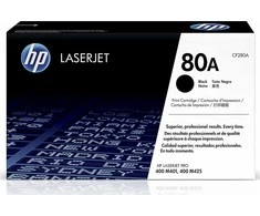 Tonerio kasetė HP 80A Juodas Original (CF280A)