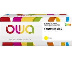 OWA „Armor“ tonerio kasetė, „Canon i-SENSYS LBP-673 Cdw“, geltona, 5500 str., komp. CRG069HY