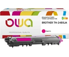 OWA „Armor“ tonerio kasetė Brother DCP-L3520CDW, rausvai raudona, 2300 strypų, TN248XLM