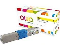 OWA Armor dažai, skirti OKI C301, C321, MC332, MC342, 1500p, 44973533, geltona