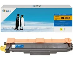 Su G&amp;G suderinami dažai su Brother TN243Y, NT-PB243Y, geltona, 1000s