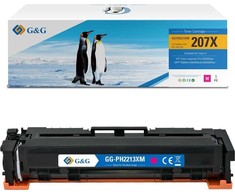 G&amp;G dažai Su G&amp;G suderinami dažai su HP W2213X, NT-PH2213XM, HP 207X, rausvai raudona, 2450s