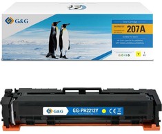 G&amp;G suderinamas toneris su HP W2212A, NT-PH2212Y, HP 207A, geltonas, 1250s