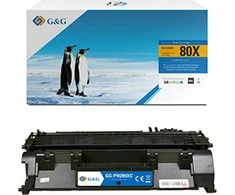 Toneris G&amp;G G&amp;G kompatybilny toner su HP CF280X, NT-PH280XC, HP 80X, juodas, 6900s