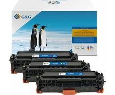 Su G&amp;G suderinami dažai su HP CC531A, CE411A, CF381A, Canon CRG118, CRG718, C, NT-PH531UC, HP 304A, žalsvai mėlyna, 2800s