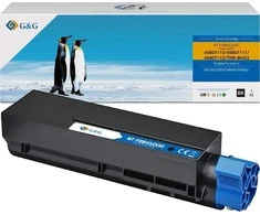 G&amp;G kompatybilny toner su OKI 45807111, NT-FOB432XXC, juodas, 12000s