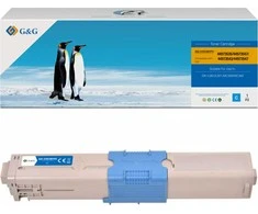 Su G&amp;G suderinami dažai su OKI 44973535, NT-COC301FC, žalsvai mėlyna, 1500s