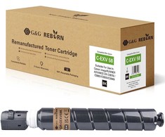 Toneris G&amp;G Reborn-Toneris kompatybilny su Canon C-EXV58 (3763C002) BK