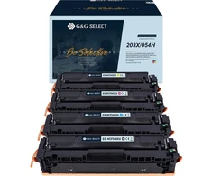 Toneris G&amp;G Select Toneris zamiennik HP 203X Canon 054H 4 sztuki (21156)