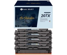Toneris G&amp;G Select XL-Toneris 4er Set do HP 207X (su chipem) BK/C/M/Y
