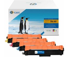 Toneris G&amp;G Toneris 4 vnt. do Brother TN-247 BK/C/M/Y Value Pack