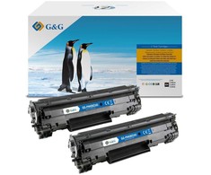 Toneris G&amp;G XL-Toneris 2er Set do HP 35AD/ 36AD/ 78AD/ 85AD