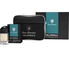 Tonino Lamborghini rinkinys: Millennials Dinamico Eau De Toilette vyrams, 40 ml + Millennials Dinamico tekstilinis maišelis su užtrauktuku GWP