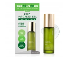 Skin627 Cica su žaliąja arbata raminantis ir drėkinantis veido serumas jautriai odai 50 ml