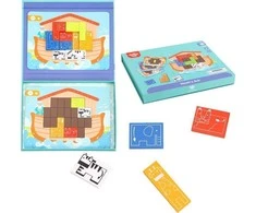 Tooky Toys Magnetinė dėlionė TOOKY TOY Nojaus arka