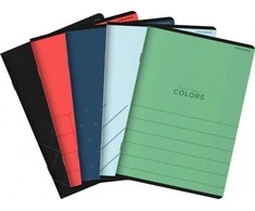 Top 2000 Sąsiuvinis A5/80K tinkleliu, spalvų mišinys (5 vnt.)
