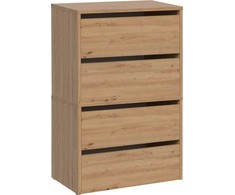 Top E Shop MODO X2 OAK ARTISAN SHOE CABINET