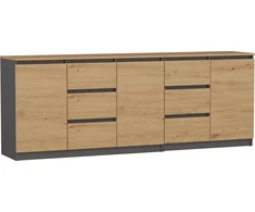 Top E Shop Baldų Komoda - Topeshop Costa ANT/ART BA KPL