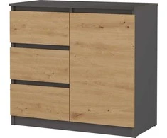 „Top E Shop“ komoda „Topeshop 1D3S ANT/ART KPL“