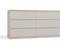 Top E Shop MALWA CHEST OF DRAWERS M6/140 CASMERE COLOUR