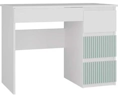 Top E Shop Topeshop Mijas rašomasis stalas DEŠINĖ ARTESO MINT Mint