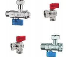 Top-Therm Universalus kampinių vožtuvų komplektas dujiniams katilams su filtrais (4 vnt. 3/4 "vožtuvai)