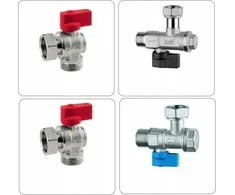 Top-Therm Universalus kampinių vožtuvų komplektas dujiniams katilams su filtrais (2 vnt. 1/2 "+ 2 vnt. 3/4")