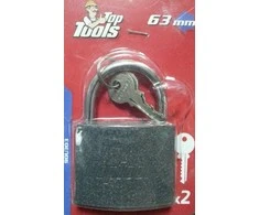 Top Tools Kłódka 60 mm spyna, 3 raktai