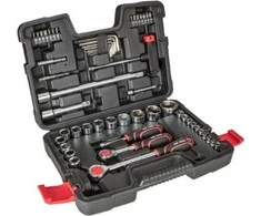 Įrankių rinkinys TOP TOOLS 53 vnt. 1/4", 1/2"