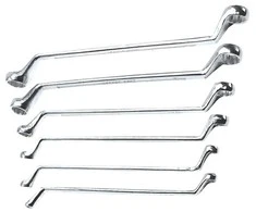 Top Tools Ofsetiniai žiediniai veržliarakčiai 6-17 mm, rinkinyje 6 vnt