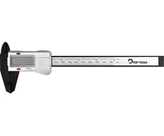 Top Tools Suwmiarka 150 mm skaitmeninis suportas, anglies pluošto kompozitas