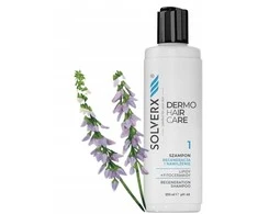 Topa SOLVERX Dermo Hair plaukų šampūnas regeneruoja ir drėkina 250 ml