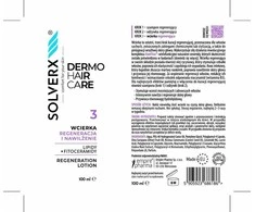 Topa SOLVERX Dermo Hair plaukų losjonas regeneracijai ir drėkinimui 100 ml