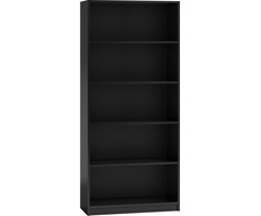 Top E Shop Knygų Lentyna - Topeshop R80 Juoda