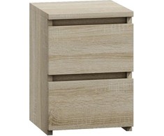 Top E Shop Naktinis Staliukas - Topeshop M2 Sonoma 2 Stalčiai Ąžuolas