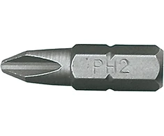 Koncówki Antgalių rinkinys Topex PH2x25mm, 10 vnt