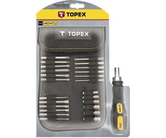Koncówki Topex atsuktuvo antgaliai ir dangteliai su rankena 26vnt. 39D352